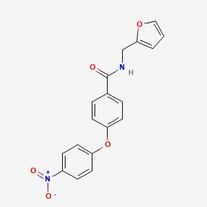 N~1~-(2-Furylmethyl)-4-(4-nitrophenoxy)benzamide