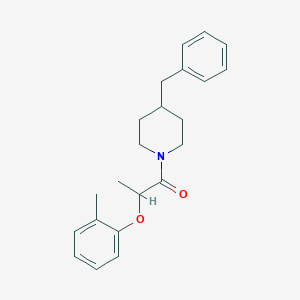 1-(4-Benzylpiperidin-1-yl)-2-(2-methylphenoxy)propan-1-one