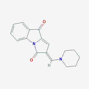 2-(1-piperidinylmethylene)-3H-pyrrolo[1,2-a]indole-3,9(2H)-dione