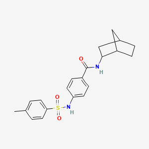 N-{BICYCLO[2.2.1]HEPTAN-2-YL}-4-(4-METHYLBENZENESULFONAMIDO)BENZAMIDE