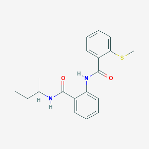 N-{2-[(sec-butylamino)carbonyl]phenyl}-2-(methylthio)benzamide