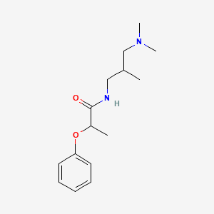 N-[3-(dimethylamino)-2-methylpropyl]-2-phenoxypropanamide