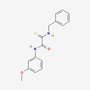 2-(benzylamino)-N-(3-methoxyphenyl)-2-thioxoacetamide