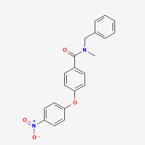 N~1~-Benzyl-N~1~-methyl-4-(4-nitrophenoxy)benzamide