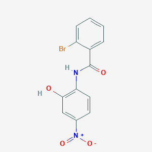 molecular formula C13H9BrN2O4 B4209795 2-bromo-N-(2-hydroxy-4-nitrophenyl)benzamide 