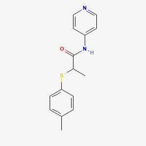 2-[(4-methylphenyl)thio]-N-4-pyridinylpropanamide