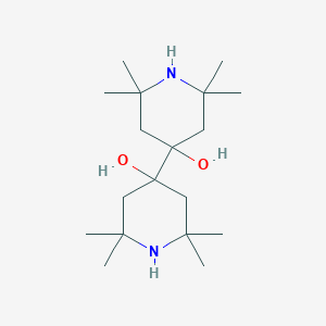 molecular formula C18H36N2O2 B420986 2,2,2',2',6,6,6',6'-Octamethyl-4,4'-bipiperidine-4,4'-diol 