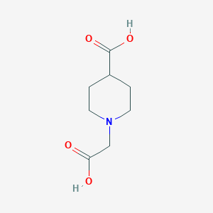 molecular formula C8H13NO4 B420989 1-(Carboxymethyl)piperidine-4-carboxylic acid CAS No. 53919-19-0