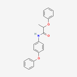 2-phenoxy-N-(4-phenoxyphenyl)propanamide