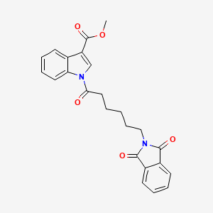 methyl 1-[6-(1,3-dioxo-1,3-dihydro-2H-isoindol-2-yl)hexanoyl]-1H-indole-3-carboxylate