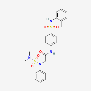 N~2~-[(dimethylamino)sulfonyl]-N~1~-(4-{[(2-methylphenyl)amino]sulfonyl}phenyl)-N~2~-phenylglycinamide