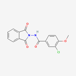 3-chloro-N-(1,3-dioxo-1,3-dihydro-2H-isoindol-2-yl)-4-methoxybenzamide