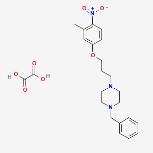 1-benzyl-4-[3-(3-methyl-4-nitrophenoxy)propyl]piperazine oxalate