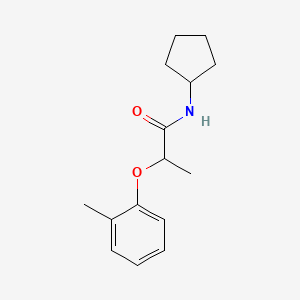 N-cyclopentyl-2-(2-methylphenoxy)propanamide