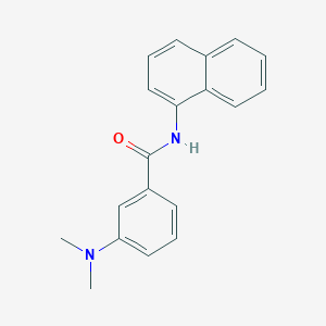 molecular formula C19H18N2O B4210357 3-(dimethylamino)-N-1-naphthylbenzamide 