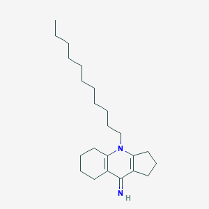 molecular formula C23H38N2 B421038 4-undecyl-1,2,3,4,5,6,7,8-octahydro-9H-cyclopenta[b]quinolin-9-imine 