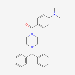 [4-(Dimethylamino)phenyl][4-(diphenylmethyl)piperazin-1-yl]methanone