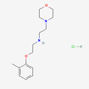 N-[2-(2-methylphenoxy)ethyl]-2-morpholin-4-ylethanamine;hydrochloride