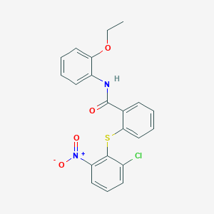 2-[(2-Chloro-6-nitrophenyl)sulfanyl]-N~1~-(2-ethoxyphenyl)benzamide