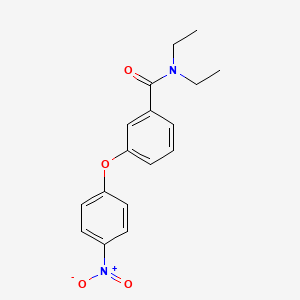 N~1~,N~1~-Diethyl-3-(4-nitrophenoxy)benzamide