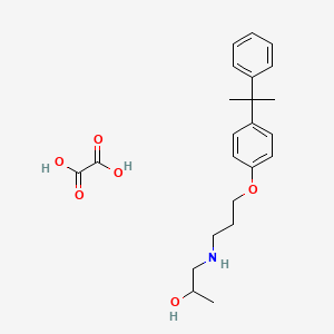 molecular formula C23H31NO6 B4210533 Oxalic acid;1-[3-[4-(2-phenylpropan-2-yl)phenoxy]propylamino]propan-2-ol 