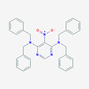 molecular formula C32H29N5O2 B421066 4,6-Bis(dibenzylamino)-5-nitropyrimidine CAS No. 352549-19-0