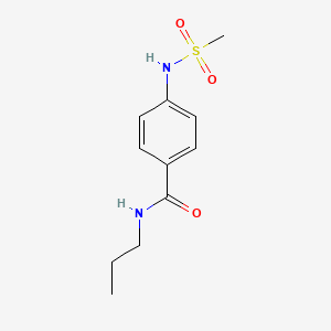 4-[(methylsulfonyl)amino]-N-propylbenzamide