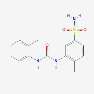 4-methyl-3-({[(2-methylphenyl)amino]carbonyl}amino)benzenesulfonamide