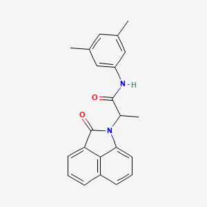 N-(3,5-dimethylphenyl)-2-(2-oxobenzo[cd]indol-1(2H)-yl)propanamide