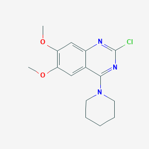 molecular formula C15H18ClN3O2 B421091 2-Chloro-6,7-dimethoxy-4-(1-piperidinyl)quinazoline 