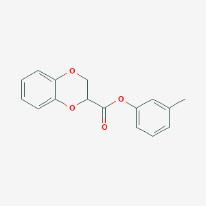 3-methylphenyl 2,3-dihydro-1,4-benzodioxine-2-carboxylate