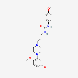 1-[3-[4-(2,5-Dimethoxyphenyl)piperazin-1-yl]propyl]-3-(4-methoxyphenyl)urea