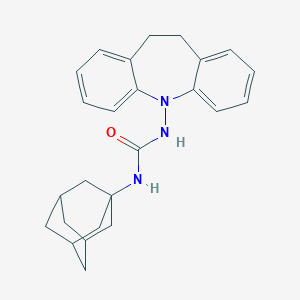 molecular formula C25H29N3O B421097 N-(1-adamantyl)-N'-(10,11-dihydro-5H-dibenzo[b,f]azepin-5-yl)urea 