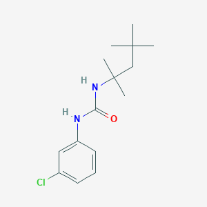 molecular formula C15H23ClN2O B4211099 1-(3-Chlorophenyl)-3-(2,4,4-trimethylpentan-2-yl)urea 