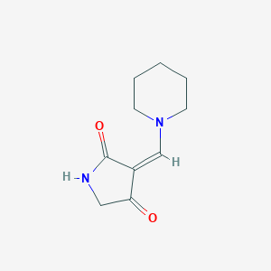 molecular formula C10H14N2O2 B421116 3-(1-Piperidinylmethylene)-2,4-pyrrolidinedione 