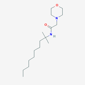 molecular formula C17H34N2O2 B421131 N-(1,1-dimethylnonyl)-2-(4-morpholinyl)acetamide 