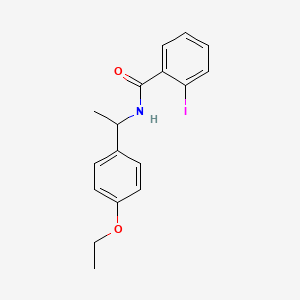 N-[1-(4-ethoxyphenyl)ethyl]-2-iodobenzamide