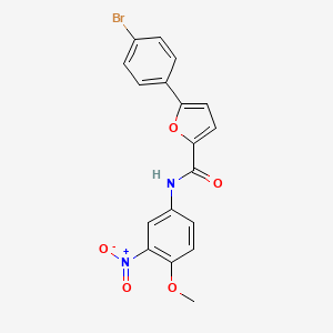 5-(4-bromophenyl)-N-(4-methoxy-3-nitrophenyl)furan-2-carboxamide