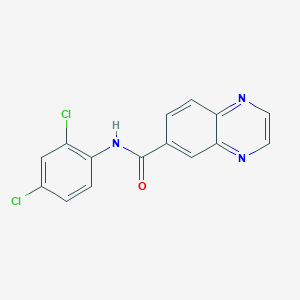 N-(2,4-dichlorophenyl)-6-quinoxalinecarboxamide