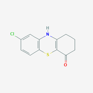 molecular formula C12H10ClNOS B421173 8-chloro-2,3-dihydro-1H-phenothiazin-4(10H)-one CAS No. 352549-86-1