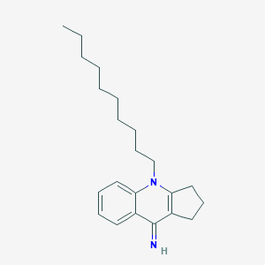 molecular formula C22H32N2 B421174 4-decyl-1,2,3,4-tetrahydro-9H-cyclopenta[b]quinolin-9-imine 