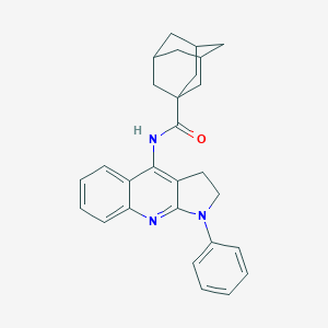 molecular formula C28H29N3O B421177 N-(1-phenyl-2,3-dihydropyrrolo[2,3-b]quinolin-4-yl)adamantane-1-carboxamide CAS No. 302780-31-0