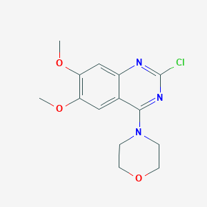 molecular formula C14H16ClN3O3 B421185 2-Chloro-6,7-dimethoxy-4-(4-morpholinyl)quinazoline 
