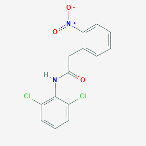 molecular formula C14H10Cl2N2O3 B421190 N-(2,6-dichlorophenyl)-2-(2-nitrophenyl)acetamide CAS No. 351155-61-8