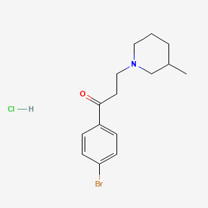 1-(4-bromophenyl)-3-(3-methyl-1-piperidinyl)-1-propanone