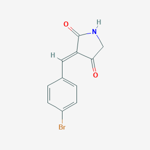 molecular formula C11H8BrNO2 B421198 3-(4-Bromobenzylidene)-2,4-pyrrolidinedione CAS No. 352552-81-9