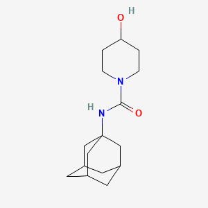 molecular formula C16H26N2O2 B4212054 N-1-ADAMANTYL-4-HYDROXYPIPERIDINE-1-CARBOXAMIDE 