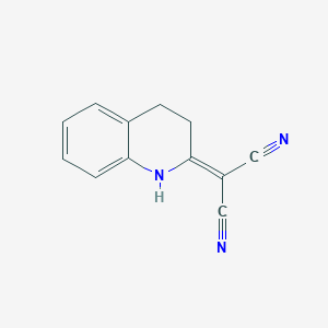 molecular formula C12H9N3 B421210 2-(3,4-dihydro-2(1H)-quinolinylidene)malononitrile 