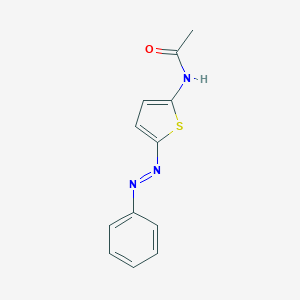 N-[5-(2-phenyldiazenyl)-2-thienyl]acetamide