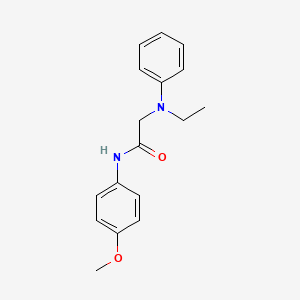 N~2~-ethyl-N~1~-(4-methoxyphenyl)-N~2~-phenylglycinamide